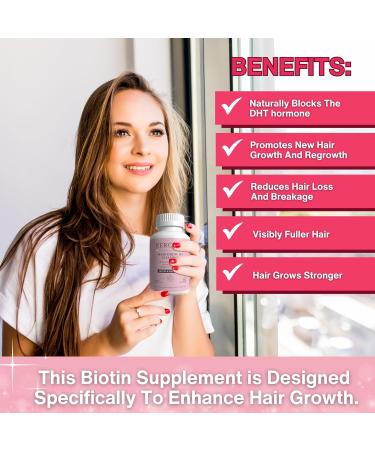 Worldwide Nutrition Kerotin Hair Growth Vitamins - Biotin DHT Blocker Supplement & Key Chain - 60 Count for Natural Hair Strength - Buy Online on SooperMarket.com