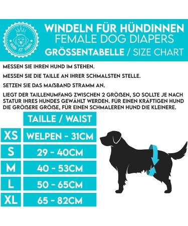 Buy Dog is K nig Eco-Friendly Dog Diapers for Bitches - 3 Adjustable Pants for Heat & Incontinence | Large (50-65cm) - Red Blue Green - Buy Online on SooperMarket.com