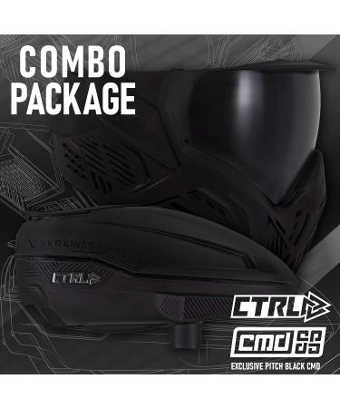 Bunkerkings CTRL Loader and CMD Mask Bundle - Pitch Black | Electronic Paintball Gear - Buy Online on SooperMarket.com