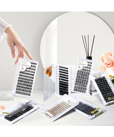 D Curl 12mm 72 Clusters B&Q Lash Clusters | Volume Eyelash Extensions - B12 D-12mm - Buy Online on SooperMarket.com