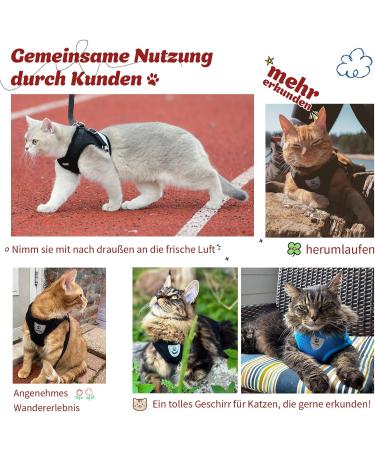 Supet Cat Dishes - Soft Cat Vest with Leash for Kittens & Small Dogs (Chihuahua) - L Size (Chest 38-43 cm) - Durable & Stylish in Red - Buy Online on SooperMarket.com