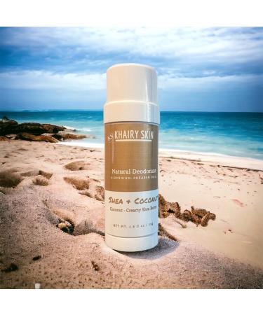 Khairy Skin Natural Deodorant with Cocoa Butter & Moroccan Argan Oil - Aluminium Free (Shea & Coconut) - Buy Online on SooperMarket.com