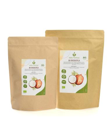 Buy Organic Coconut Ribs (500g) Unsweetened Unroasted Pure Coconut Flakes | 100% Natural & Vegan Snacks Globally Shipping - Buy Online on SooperMarket.com