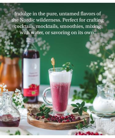 LOOV Organic Wild Cranberry Juice 500ml - Pure Fresh Cranberries, Polyphenols, No Added Sugar or Water - Wild-Crafted - Buy Online on SooperMarket.com