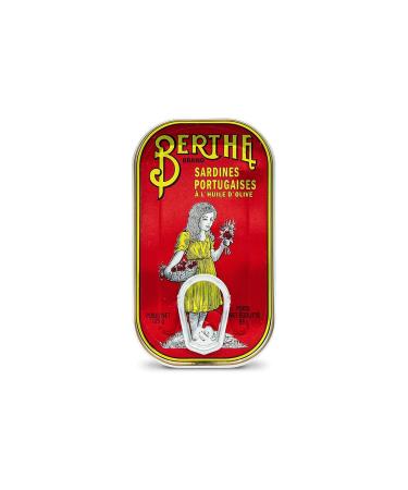Sardines in Olive Oil | 10 x 125g | Berthe & Ramirez | Premium Portuguese Fish | International Shipping Available - Buy Online on SooperMarket.com