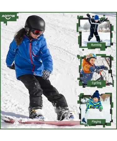 Buy Aotow Children's Winter Touchscreen Bicycle Gloves - Warm Anti-Slip Fleece for Ages 4-12 - Camouflage Design - Buy Online on SooperMarket.com