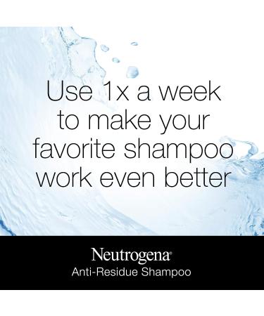 Neutrogena Anti-Residue Clarifying Shampoo - Gentle Hair Build-Up Remover, 12 fl. oz - Buy Online on SooperMarket.com