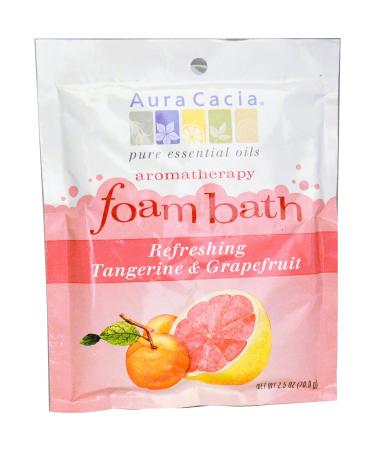 Aura Cacia Foam Bath Tangerine and Grapefruit -- 2.5 oz