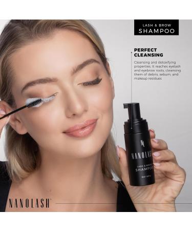 Shop Lash & Brow Shampoo 50 ml - Best Cleansing Foam for Eyelash Extensions & Eyebrow Care | International Shipping Available - Buy Online on SooperMarket.com