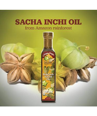 Sacha Inchi Oil - Organic Cold Pressed Superfood for Hair - 8.5oz by Amazon Therapeutic Laboratories - Buy Online on SooperMarket.com