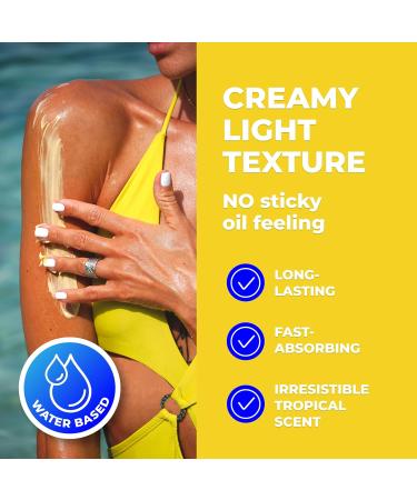 BYROKKO Shine Brown Tropical Sunbed Tanning Accelerator 190g - Natural Tan Boost for Sunbeds & Outdoor Sun with Super Active Formula - Buy Online on SooperMarket.com