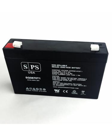 SPS Tripplite SMART750RM1U UPS 6V 7Ah Replacement Battery Brand