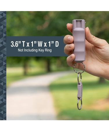 SABRE RED Pepper Spray Keychain | Max Police Strength OC Spray | 10-Foot Range | 25 Bursts | Dusk Purple - Buy Online on SooperMarket.com