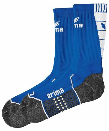 Erima Unisex Premium Pro Training Socks (1 Pack) 2 New Royal/White