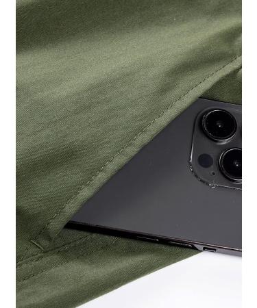 Elegancity Men's Cargo Jogger Work Pants with Drawstring and Pockets - Regular Fit Sweatpants (Sizes 38-46) - 32, A-Green - Buy Online on SooperMarket.com