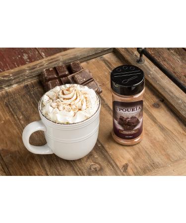 Upouria Chocolate Shakeable Hot Cocoa & Coffee Topping 5.5 oz - Pack of 2 - Buy Online on SooperMarket.com