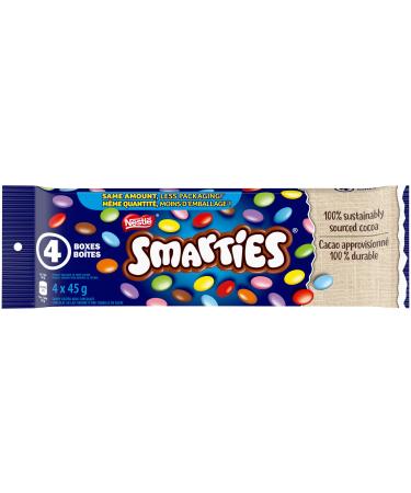 SMARTIES Multipack Candy Coated Chocolates 4 x 45 g