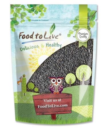 Black Sesame Seeds, 5 Pounds  Whole Raw Unhulled Kala Til Seeds, Unroasted, Kosher, Vegan, Bulk. Good Source of Fiber, Calcium, and Iron. Perfect for Sesame and Tahini Paste, for Sprinkling Baked Goods, Noodles, and Salads. 5 Pound (Pack of 1)
