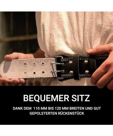 Buy Weight Leaks Leather Fitness Belt - Optimal Protection for Bodybuilding Strength Training and CrossFit - Buy Online on SooperMarket.com