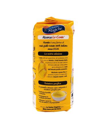 Lo Conte Le Farine Magiche Corn Flour - Farina Di Mais Fioretto for Polenta 1kg | Buy Internationally - Buy Online on SooperMarket.com