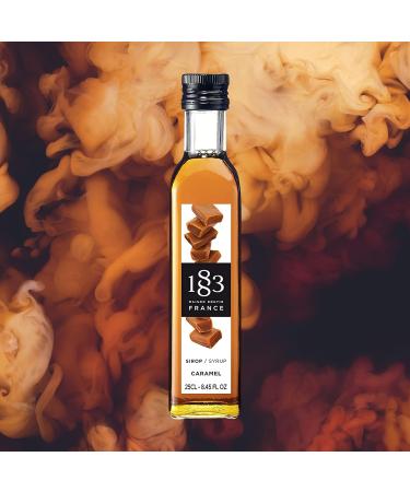 1883 Maison Routin Premium Caramel Syrup 250ml - Ideal for Coffee, Hot Chocolate, Cocktails, Mocktails, Milkshakes, and Desserts - Buy Online on SooperMarket.com