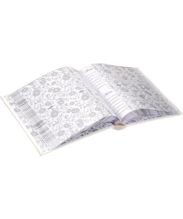 Our Wedding Album by Malden - Holds 160 Photos 4x6 - White and Silver - Buy Online on SooperMarket.com