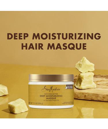 SheaMoisture Deep Treatment Masque - Raw Shea Butter 12 oz | Intense Hydration & Repair - Buy Online on SooperMarket.com