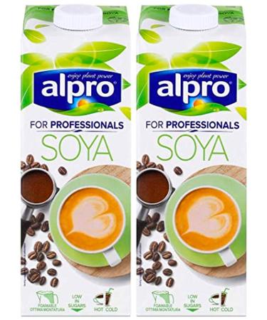 2 x 1 Litre Long Life Vegan Healthy Vitamin Soya Milk Drink Dairy