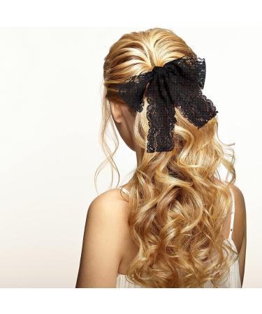4 Rolls Vintage Floral Lace Ribbon 24 Yards - Wide Black Tulle Trim for DIY Crafts & Sewing - Buy Online on SooperMarket.com