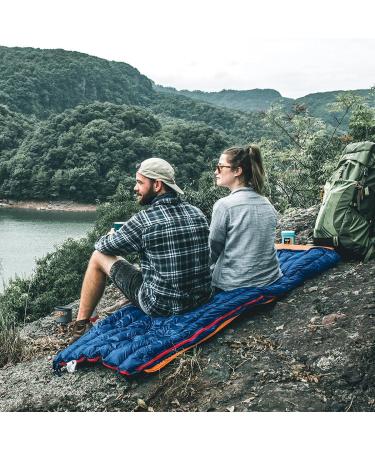 Naturehike 1.26lbs Ultralight 800 Fill Power Goose Down Sleeping Bag - Compact & Lightweight Envelope Sleeping Bag for Hiking/Camping - Dark Blue - Buy Online on SooperMarket.com