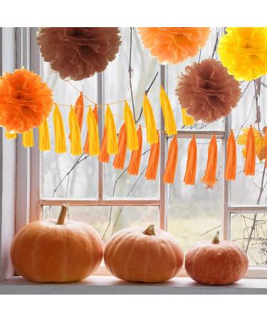 CHRORINE 60 Sheets Tissue Paper Autumn Wrapping Pape Bulk Assorted Color Art Paper Crafts for Thanksgiving Harvest Birthday Party DIY and Craft Decor - Buy Online on SooperMarket.com