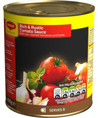 MAGGI Rich & Rustic Tomato Sauce 800g - Delicious and Authentic Flavor - Buy Online on SooperMarket.com