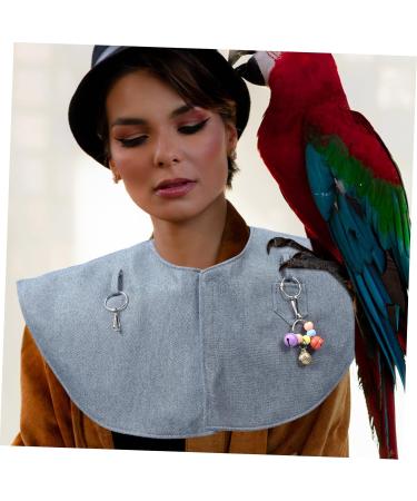 Happyyami Parrot Training Shoulder Pad Parrot Clothing Protector Bird Rack Anti-Scratch 55.50X37.00X1.00CM As Shown - Buy Online on SooperMarket.com