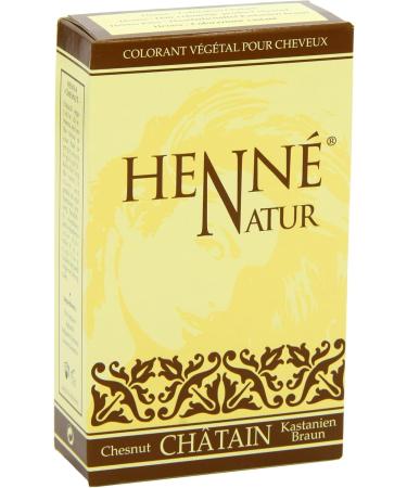 Henne Natur Chestnut Hair Colour Powder 90 g - Buy Online on SooperMarket.com