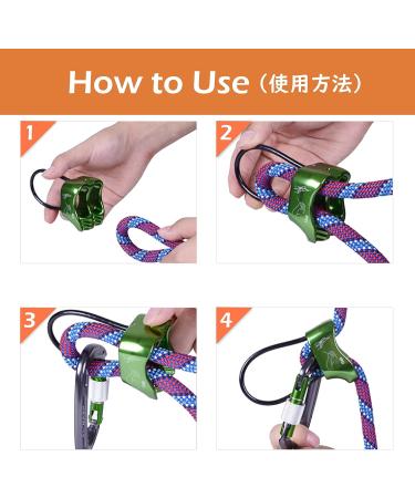 TRIWONDER ATC Belay Device - V-Grooved Micro Rescue Guide for Rock Rappelling | Red with Carabiner - Buy Online on SooperMarket.com