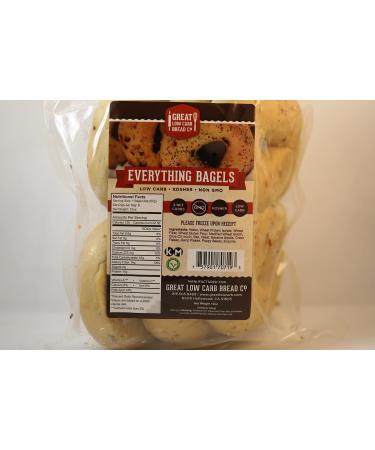 Great Low Carb Everything Bagels 2 Bags
