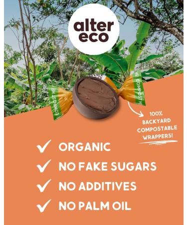 Alter Eco Organic Dark Chocolate Truffles - Salted Caramel, 60 Pieces, 0.42 oz Each - Buy Online on SooperMarket.com