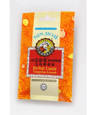 Nin Jiom Herbal Candy Tangerine-Lemon Flavour 20g