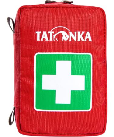Tatonka First Aid XS Bag - Empty First Aid Kit with Divided Compartment & Belt Loop - Compact 10 x 7 x 4 cm - Ideal for Custom Filling - Durable Red Design - Buy Online on SooperMarket.com