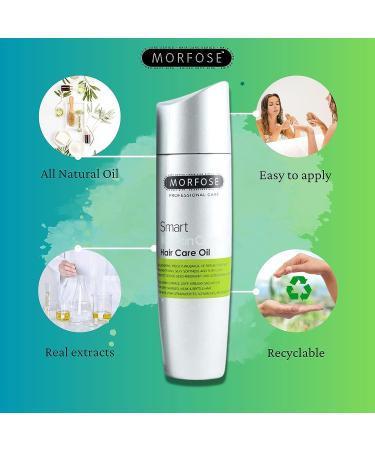 Morfose Keratin Hair Treatment Oil for Curly Frizzy Hair - Lock in Moisture, Restore Shine, Prevent Split Ends - 100ml - Buy Online on SooperMarket.com