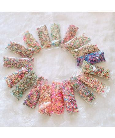 Buy Nail Angel 18 Bags Mixed Polymer Clay Slices - Fruit Cake & Flower Designs for Crafting | Ideal for DIY Projects & Jewelry Making - Buy Online on SooperMarket.com