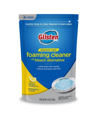 Glisten Disposer Care Foaming Cleaner Lemon Scent 3 Pack (12 Uses) - 4.9 oz x 3 - Buy Online on SooperMarket.com