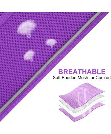 Joyal Dog Harness - Reflective Soft Padded Air-Mesh for Small Dogs & Cats XXS (31-34cm) - Purple - Buy Online on SooperMarket.com