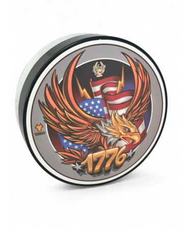 1776 Shaving Soap. Donkey Milk Water Buffalo Milk Whey Proteins Tallow Hops Extract. Osmanthus Benzoin Labdanum Grapefruit Artemisia Tarragon Patchouli Musk Tonka Bean Cedarwood
