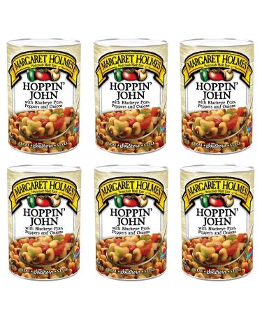 Margaret Holmes Hoppin' John with Blackeye Peas, Tomatoes, Onions & Jalapenos 14.5 Oz (Pack of 6)
