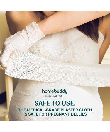 HomeBuddy Belly Cast Kit - DIY Pregnancy Casting for Expecting Moms | Unique Keepsake Gift with Decorating and Painting Kit - Buy Online on SooperMarket.com