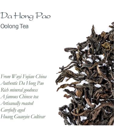 Da Hong Pao Oolong Tea 25g - Authentic Wuyi Rock Wu Long Tea - Big Red Robe Dahongpao - Buy Online on SooperMarket.com