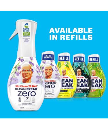 Mr. Clean Clean Freak Zero Deep Cleaning Mist Multi-Surface Spray Lavender Scent Refill 1 count 473mL - Buy Online on SooperMarket.com