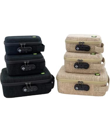 SMELL PROOF BAG with Combination Lock - The Silverton by STASHLOGIX (Large-Tan) - Buy Online on SooperMarket.com