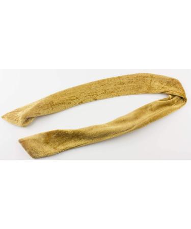 Mytoptrendz Wire Headband Plain Velvet Adjustable Bendy Usangi Wired Hair Band Hair Tie Twist Bowknot Rockabilly Retro Boho Rockabilly Scarf (Gold Beige) - Buy Online on SooperMarket.com